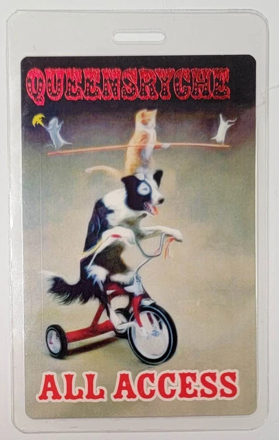 Queensryche Genuine Authentic Laminated ALL ACCESS Backstage Pass!