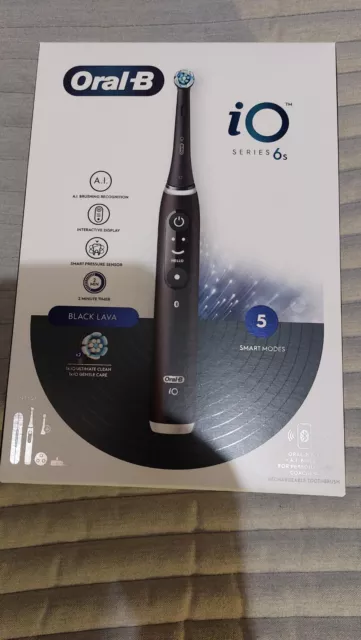 Spazzolino Elettrico Oral-B iO Seires 6s + 2 testine di ricambio e custodia