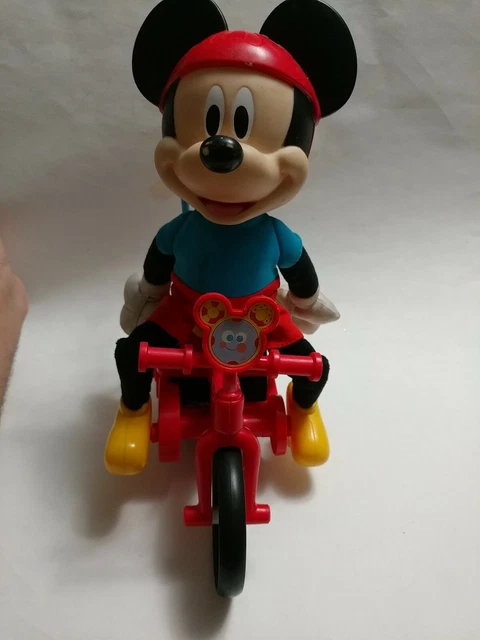 mickey riding bike toy