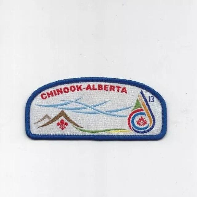 Scouts Canada Canadian Jamboree 2013 Chinook Alberta Contingent Badge Patch