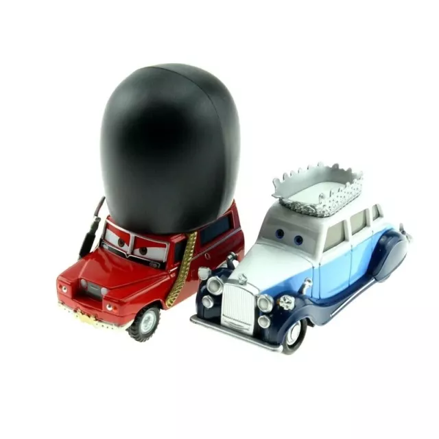 Disney Pixar Cars 2 The queen & Sgt Highgear Diecast Toy Car Boys Gifts