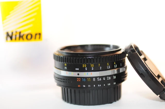 Nikon Nikkor 50mm F/1.8 AI-S AIS PRIME lens Pancake for FA FM2N F3 FE 2 FG F5 DF