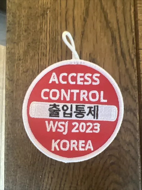 25th world scout jamboree 2023 - Rare Access Control Badge JPT