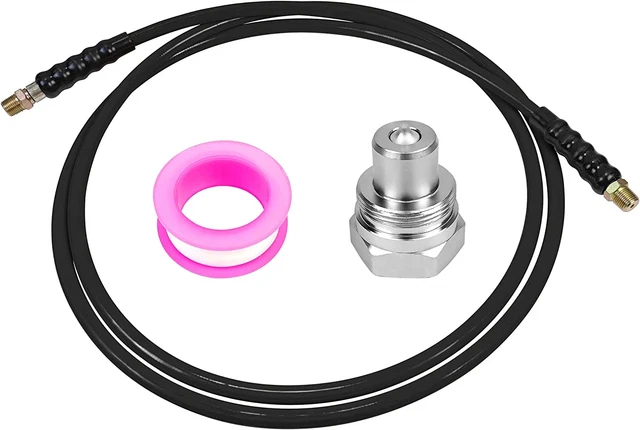 6' 10000Psi High Pressure Hydraulic Hose CH-604 Coupler 3/8" Thread Hydr