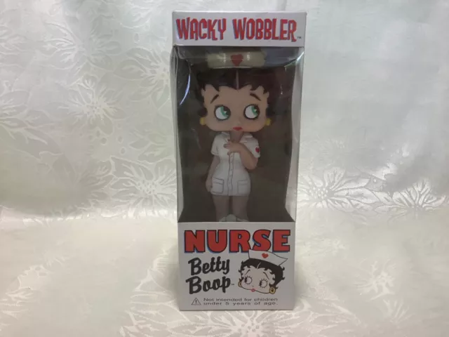 2003 Betty Boop Nurse Funko Vinyl Wacky Wobbler Bobble Head