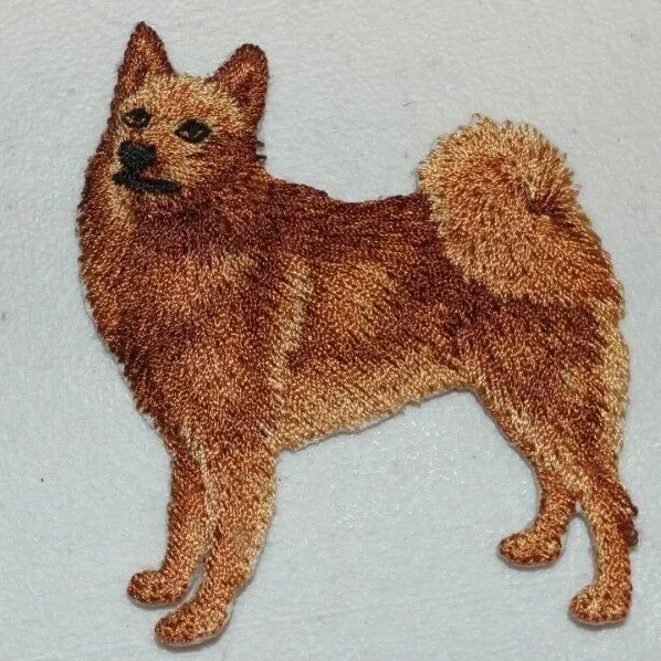 Finnish Spitz Dog Breed Embroidered DOG ANIMAL IRON ON Patch
