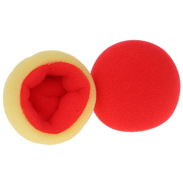 2PCS/ SET COLOR Change Soft Sponge Ball Magic Tricks Close Up Stage ...