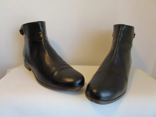 boots/bottines des petits hauts pointure 40 cuir noir