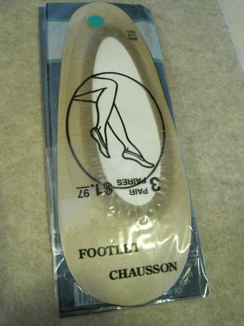 RARE Footlets SILKS of the ORIENT Nylon One Size SEALED 2 packs Vintage