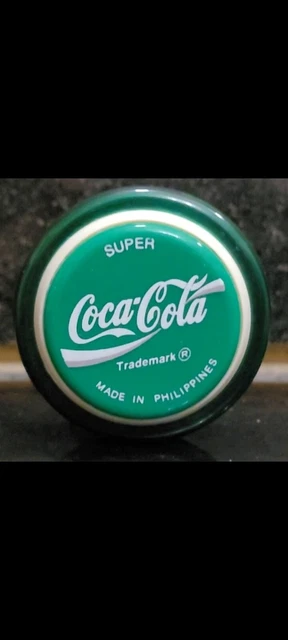🟢⚪Coca-Cola Yoyo Green Super Authentic 1989 Russell Coke Collectors Yoyo's⚪🟢