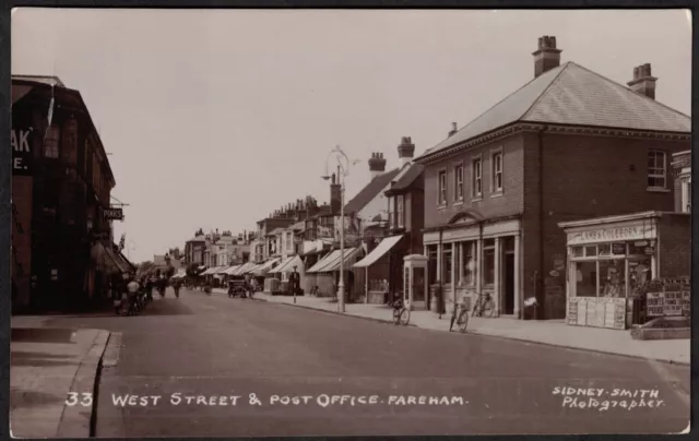 Postcard, West Street & Post Office, Fareham, Hampshire, Rp.