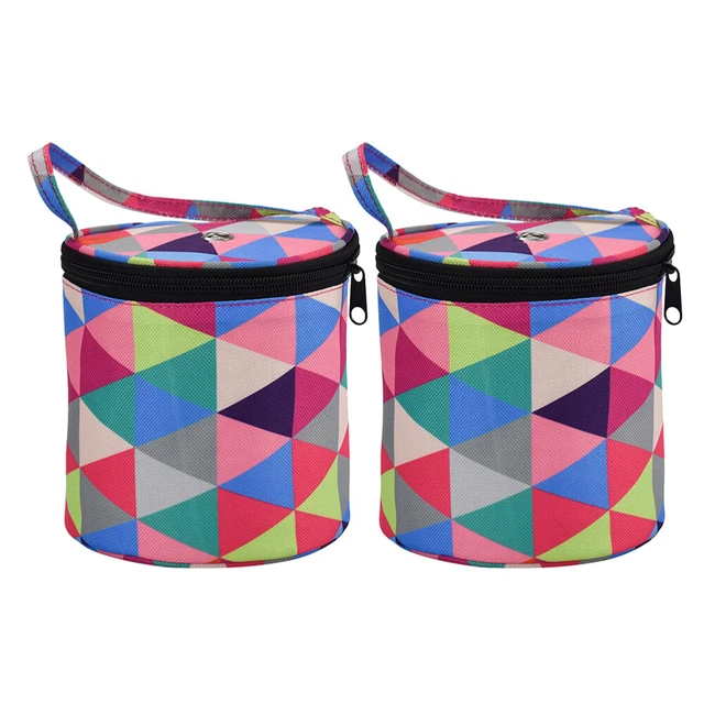 2 PCS Yarn Organizer Yarn Storage Organizer Woven Bag Hair Liners Container