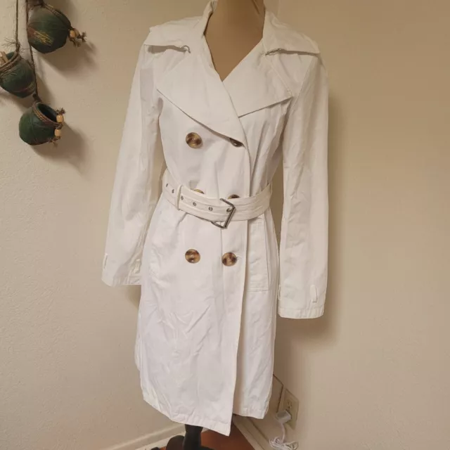Michael Kors White Trench Coat