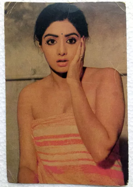 Carte postale ancienne originale acteur de Bollywood Superstar Legend...