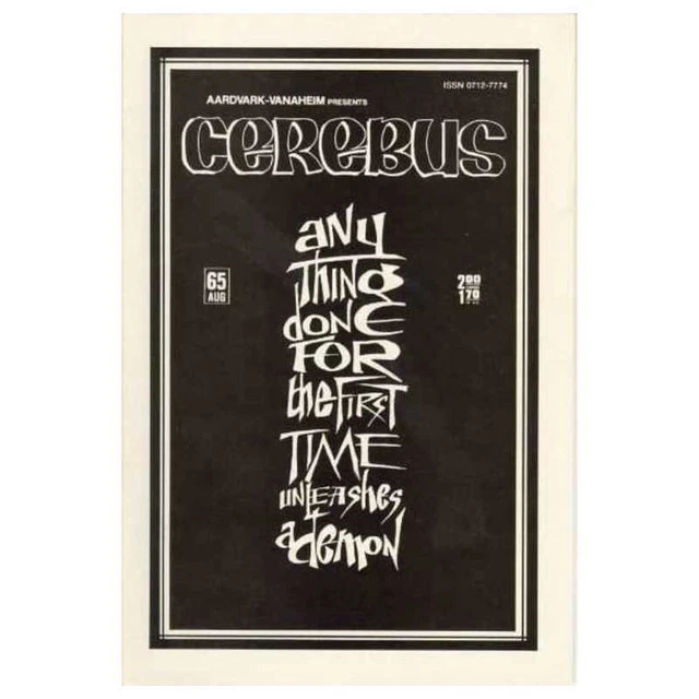 Cerebus the Aardvark #65 in Very Fine + condition. Aardvark-Vanaheim comics [t`