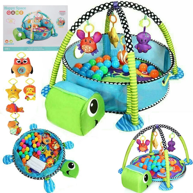 TURTLE ACTIVITY BABY Gym Play Floor Mat Ball Pit Toys Babies Boy