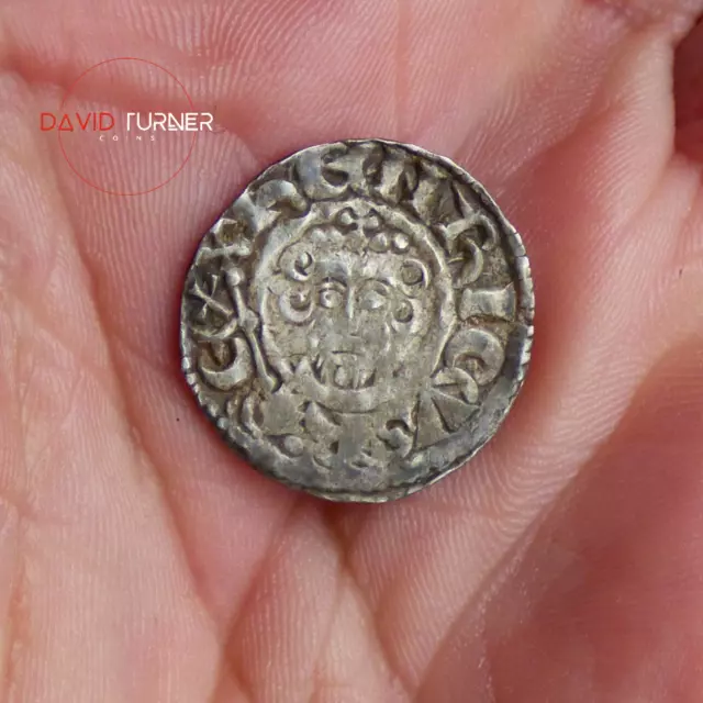 Hammered John Silver Short Cross Penny