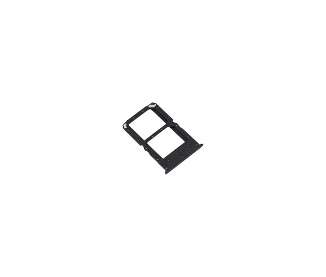 Double Plateau SIM Noir Pour Motorola Moto E14 - Tiroir Support Double Carte, Universel, Neuf