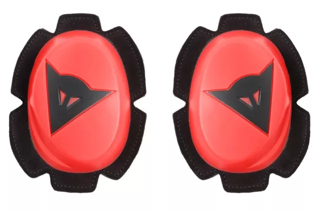 Dainese Knee Slider Pista Knieschleifer rot-fluo