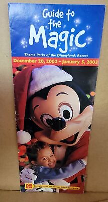 2003 Disneyland Resort Guide to the Magic Theme Park Mickey Mouse Brochure