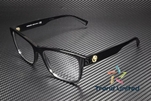 VERSACE VE3266 GB1 Black Demo Lens 55 mm Men's Eyeglasses