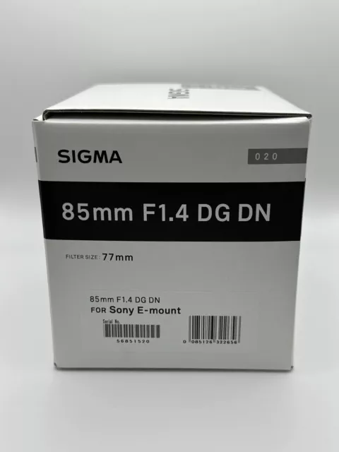 Sigma 85mm 1,4 DG DN / Art Teleobjektiv für Sony E-mount Vollformat Neuwertig