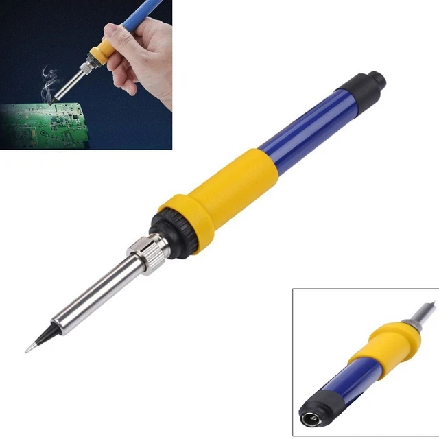 Portatile Ferro per Saldatura 185mm 60w a Coccodrillo Cilp Auto Ricarica DC12V