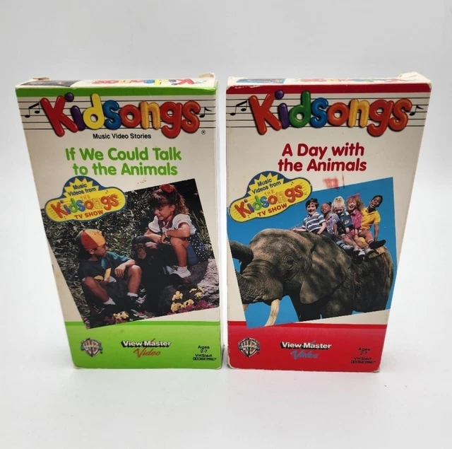 KIDSONGS A DAY With The Animals & If We Could Talk To The Animals VHS ...