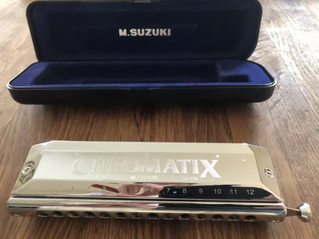 Suzuki Chromatix Chromatic Harmonica SCX-56 (In Key of C)