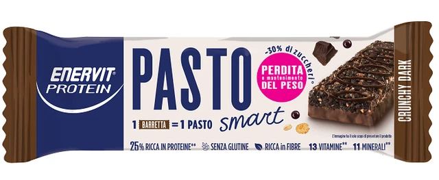 Enervit protein pasto sostitutivo crunchy dark 55 g