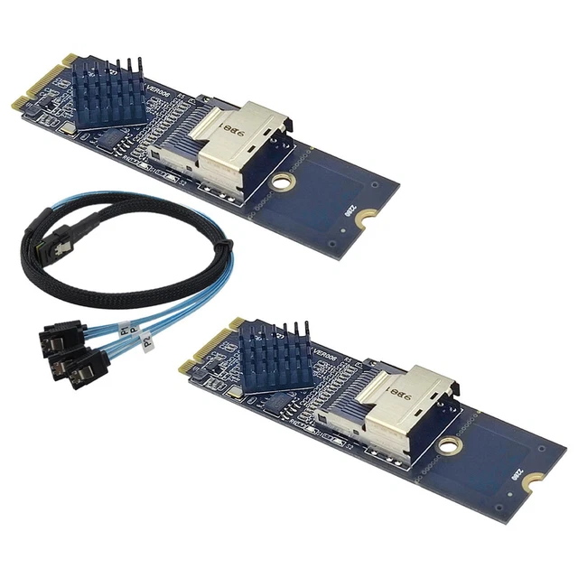 Carte D'extension Mini PCI-E Vers PCI-E Pour PC De Bureau - Supporte Cartes Wi-Fi, SSD Mini, Antenne Incluse