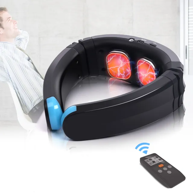 Neck Massager TENS Unit With Heated Muscle Stimulator Neck Back Arm Pain Relief