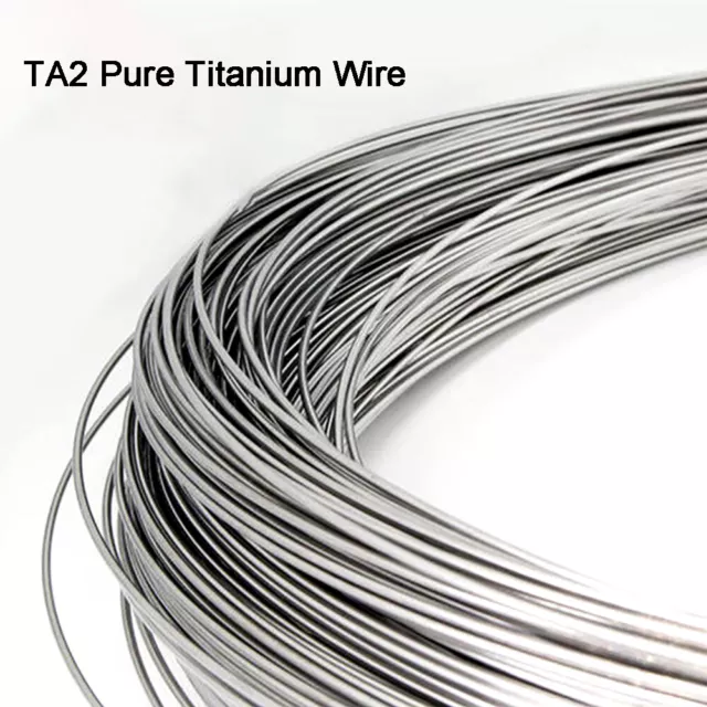 Titanium Wire Highly Pure Diameter 0.2mm - 6mm Various Length Ti TA2 Metal  Wires