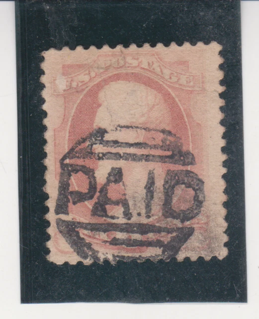US Scott #148 Paid Pawtucket R.I. SON Fancy Cancelation