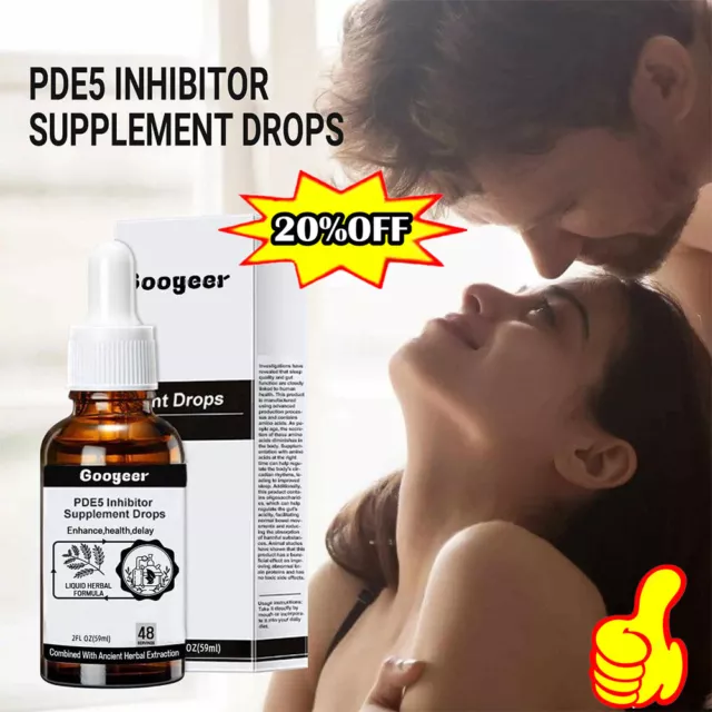 PDE5 Inhibitor Supplement Drops -59ML DE