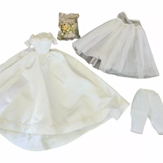Vintage Ashton Drake Galleries Titus Tomescu Bridal Doll Wedding Gown & Flowers