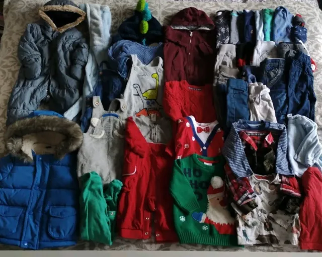 Huge Baby Boys Bundle Of Clothes 0-3 Months Inc Next Gap George F&F Etc