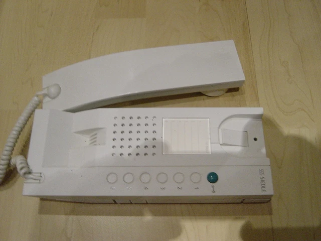 SIEDLE HAUSTELEFON HT 611 ws, mit Rufsignal ZER 622 EUR 43,50 - PicClick DE