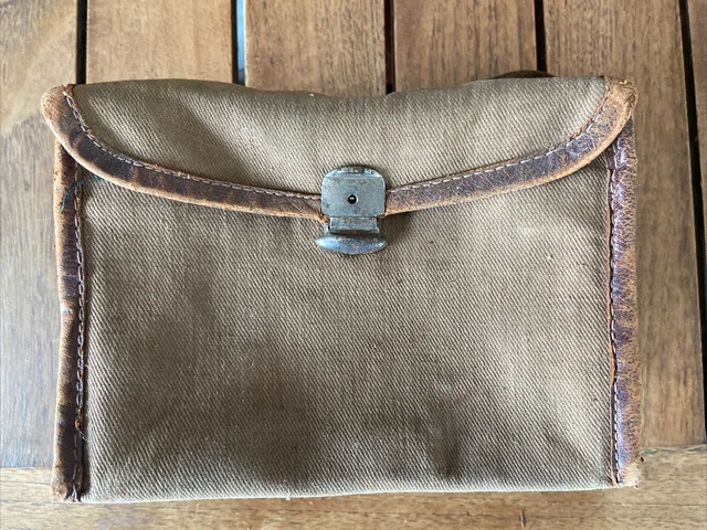 ancien Etui Boitier sacoche appareil photos vintage collection #19