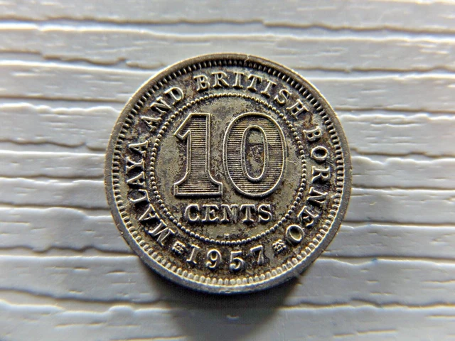Malaya 1957 10 cents
