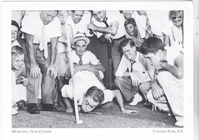 *Georgia Postcard-"Municipal Golf Course" -Late 1930's-  *College Park