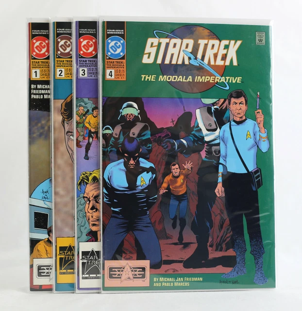 STAR TREK FULL SET The Modala Imperative DC Lot 1-4 1991 TOS Vintage