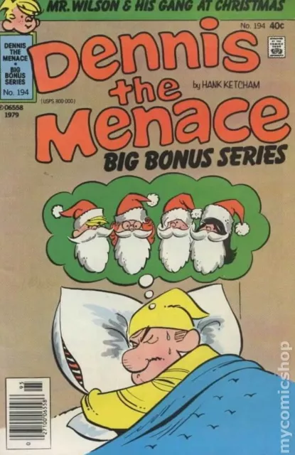 Dennis the Menace Bonus Magazine Series #194 FN 1979 Stock Image