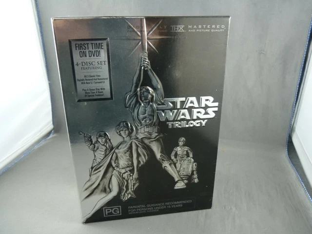 Star Wars Trilogy THX Remastered Box Set Sci-Fi - R4 4 Disc DVD