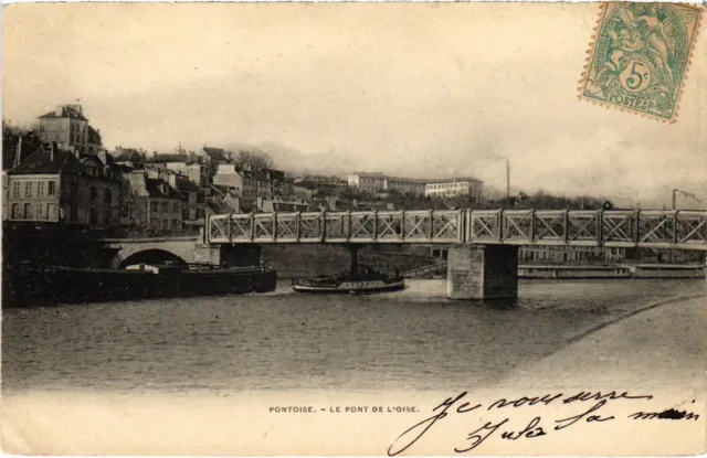 CPA Pontoise Le Pont de l'Oise (1319760)