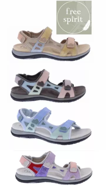 FREE SPIRIT ZEAL LADIES SANDALS NEW WALKING EARTH NEW SUMMER holiday Frisco