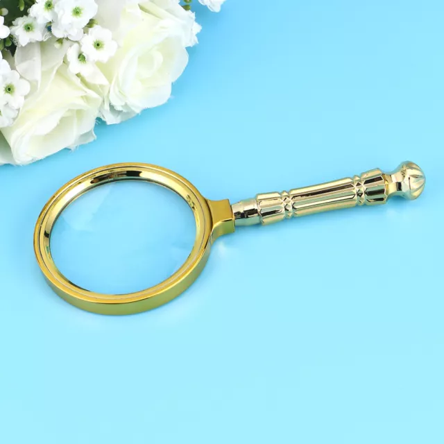 80 Mm Portable Magnifier Jewelers Compact Handheld Magnifying Mirror Glass