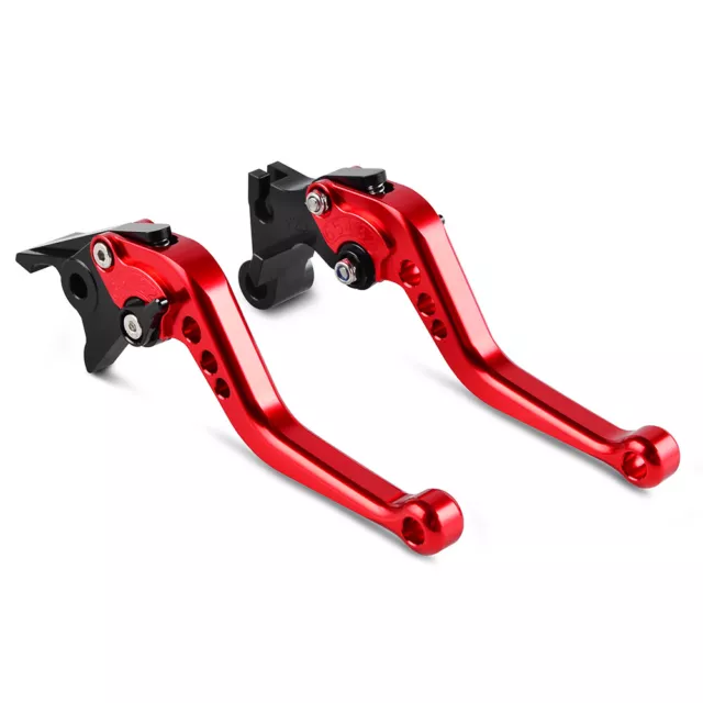 Shorty 14cm Brake Clutch Levers Red For Honda CBR600 Hornet F2 F4 F4i 1998-2006