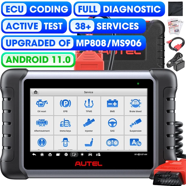 2023 Autel MaxiPRO MP808S MS906S KFZ OBD2 Diagnosegerät ALLE SYSTEM Key Coding