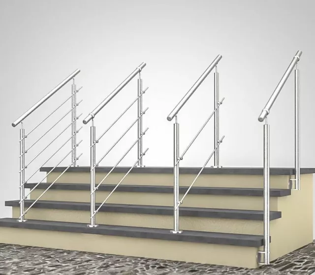 Rampe D'Escalier Inox Aufmontage Latéral Support de Barre Latérale V2A